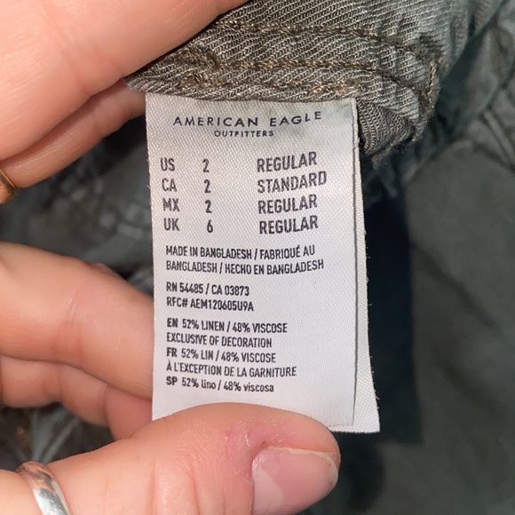 American Eagle Pants - Army Green - Picture 7 of 9